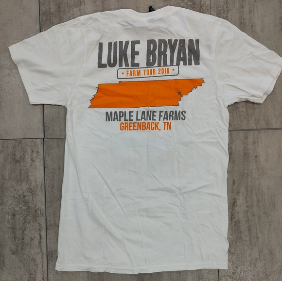 Luke Bryan Farm Tour 2016 Short Sleeve T Shirt Medium - Picture 6 of 6